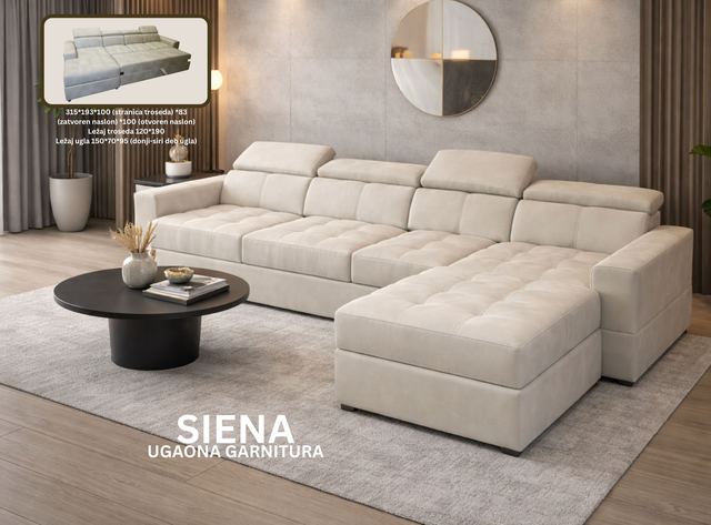 Siena - Hersa Ugaona garnitura
