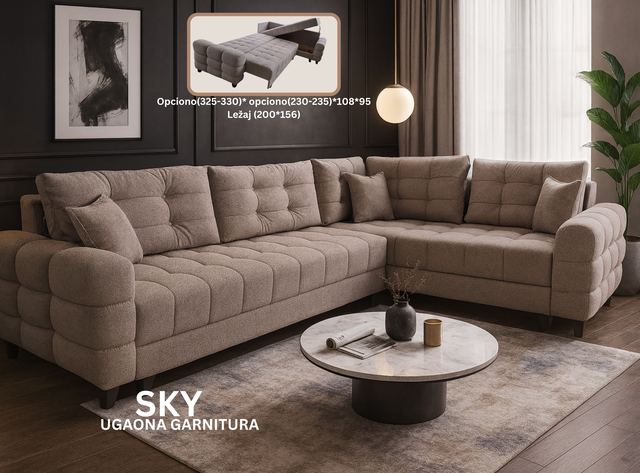 Sky - Hersa Ugaona garnitura