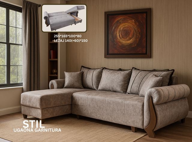 Stil - Hersa Ugaona garnitura